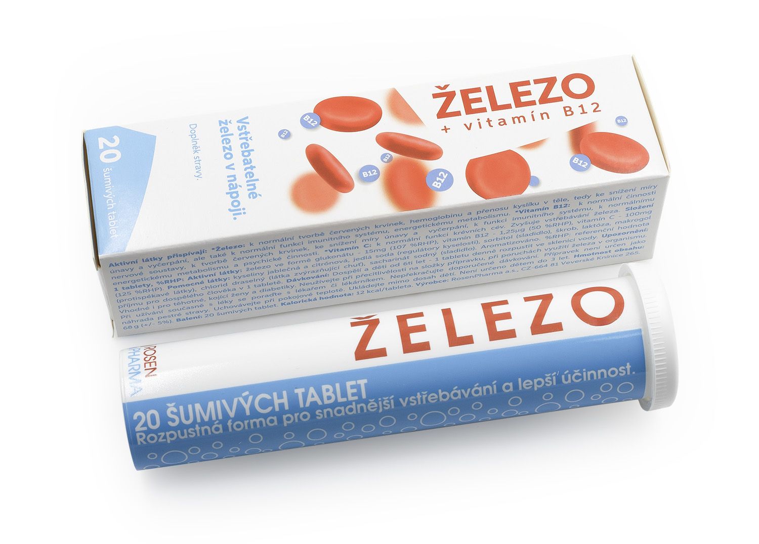 Železo - šumivé tablety
