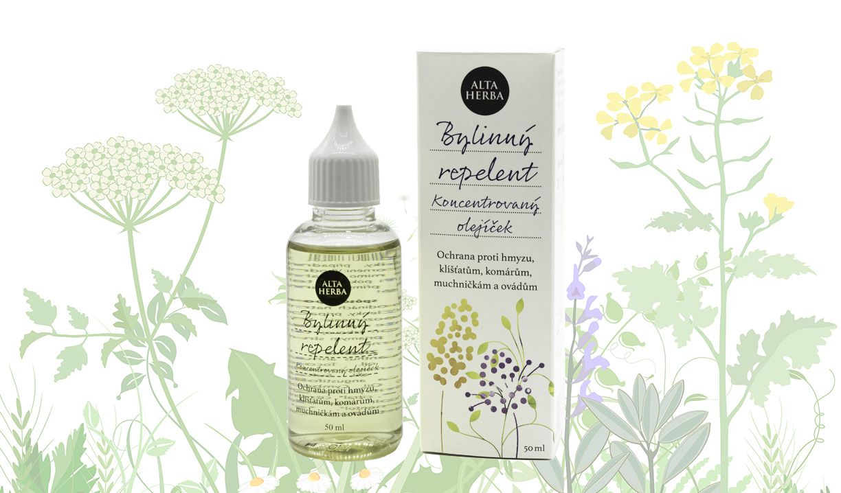 Užijte si jarní a letní teploty bez obtěžování hmyzem s koncentrovaným bylinným repelentem