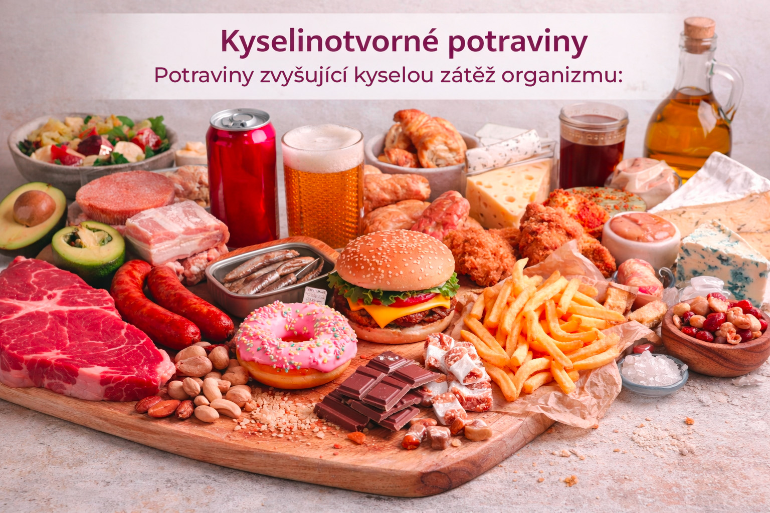 Kyselinotvorné potraviny
