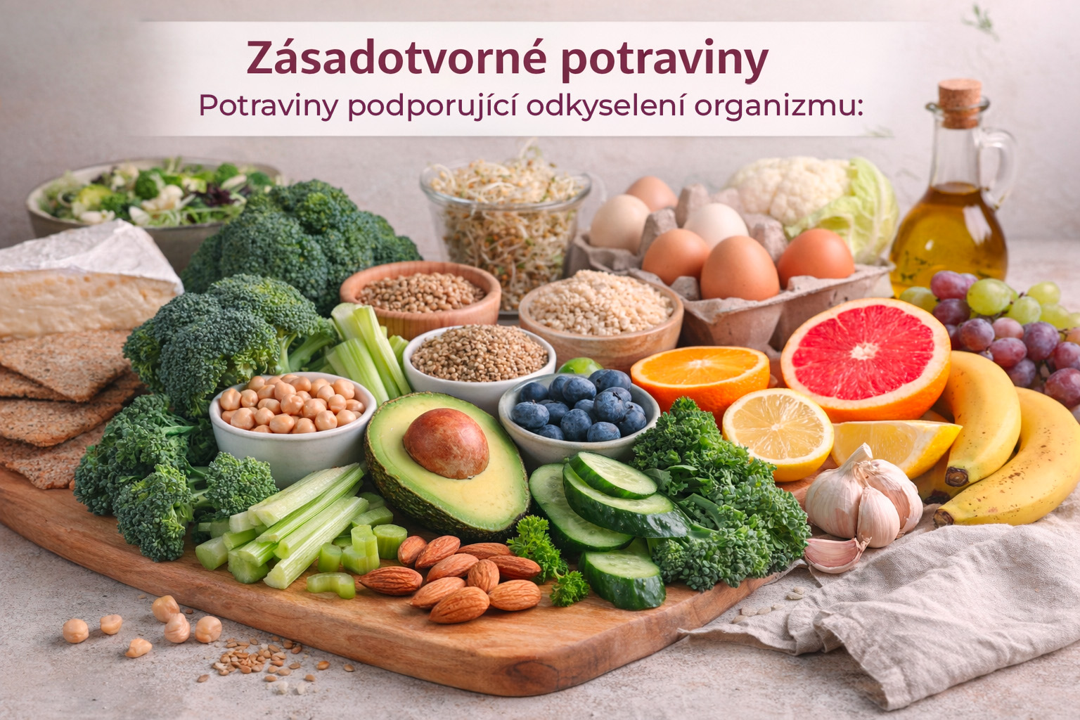 Zásadotvorné potraviny