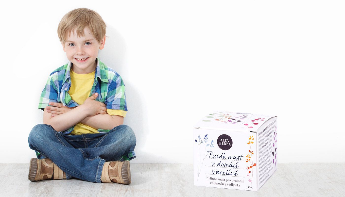 Pinďa mast – úleva pro chlapečky i jejich maminky