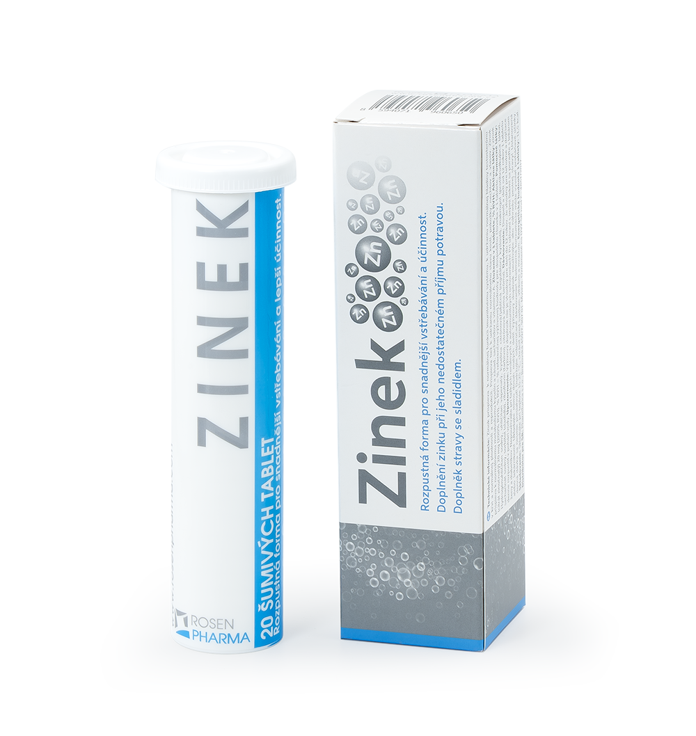 Zinek šumivé tablety