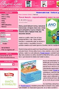 Travel Aescin - nepostradateln&yacute; nejen na cesty - Chytr&aacute; žena