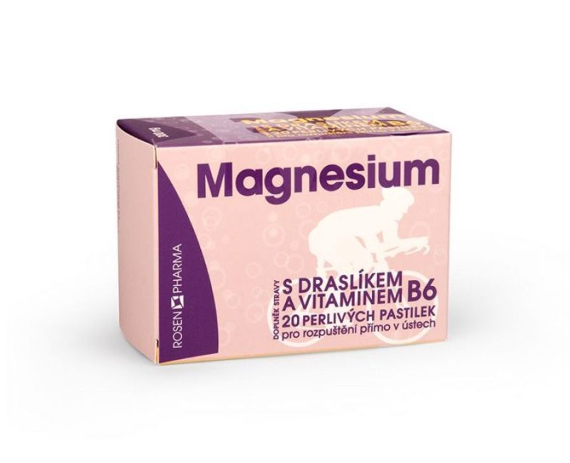 MAGNESIUM perlivé pastilky