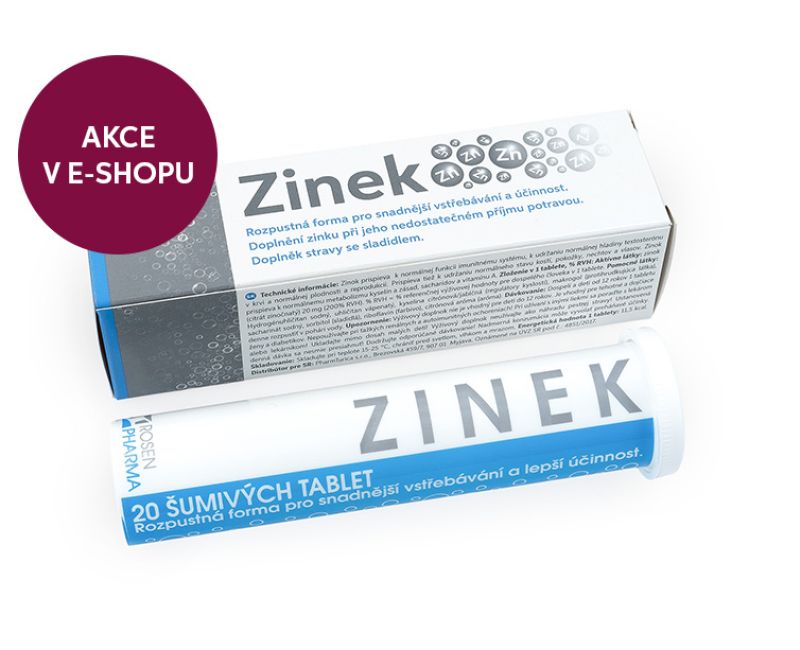 ZINEK šumivé tablety