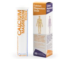 Calcium, Magnezium, Zinek - šumivé tablety
