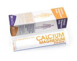 Calcium, Magnezium, Zinek - šumivé tablety