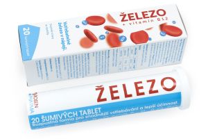 Železo - šumivé tablety