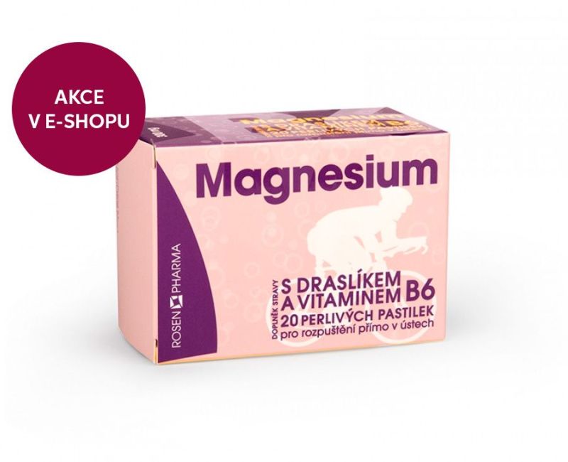 MAGNESIUM perlivé pastilky