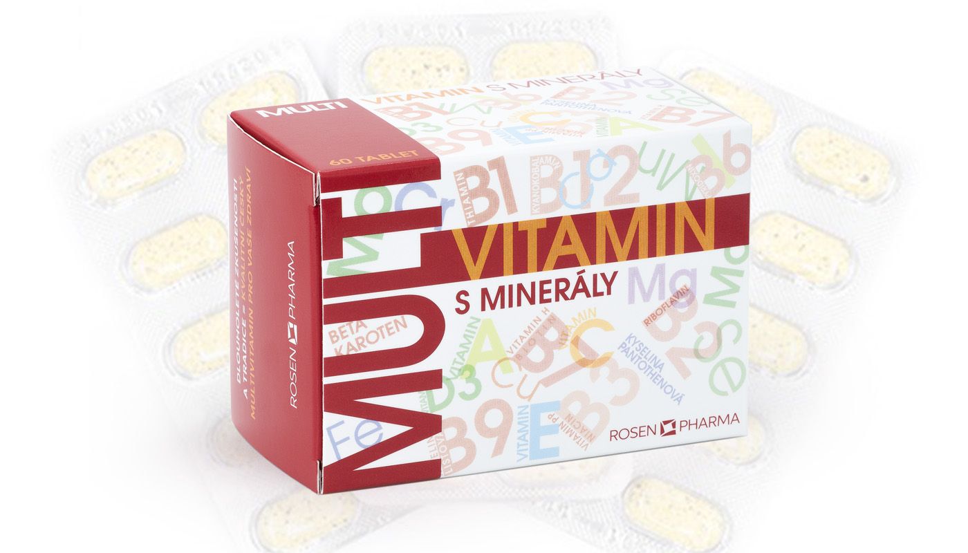 Multivitamin s minerály, klíč k vitalitě a zdraví za dostupnou cenu