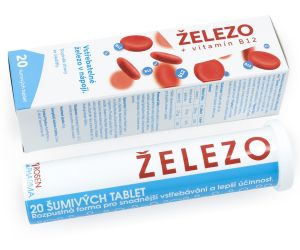 Železo - šumivé tablety