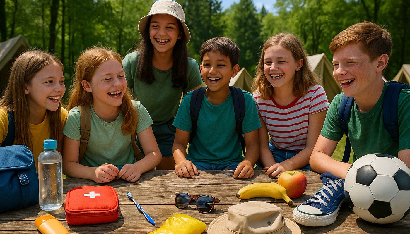 Co si vzít s sebou na letní tábor či soustředění a jak být připraven