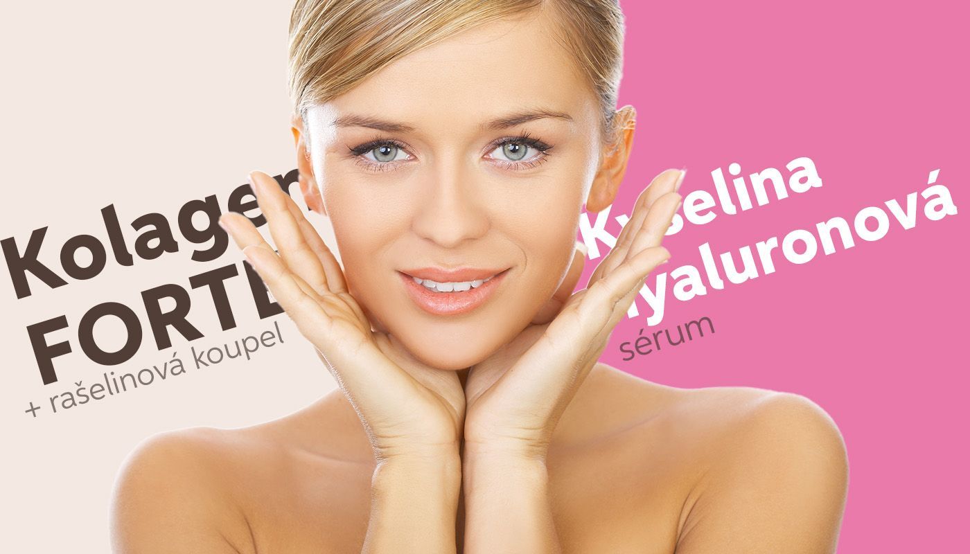 Kolagen a kyselina hyaluronová, dvojitá síla pečující o vaši pleť