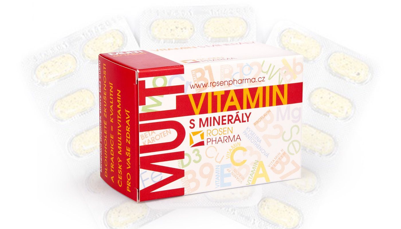 Multivitamin s minerály, klíč k vitalitě a zdraví za dostupnou cenu