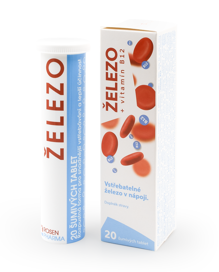 Železo - šumivé tablety